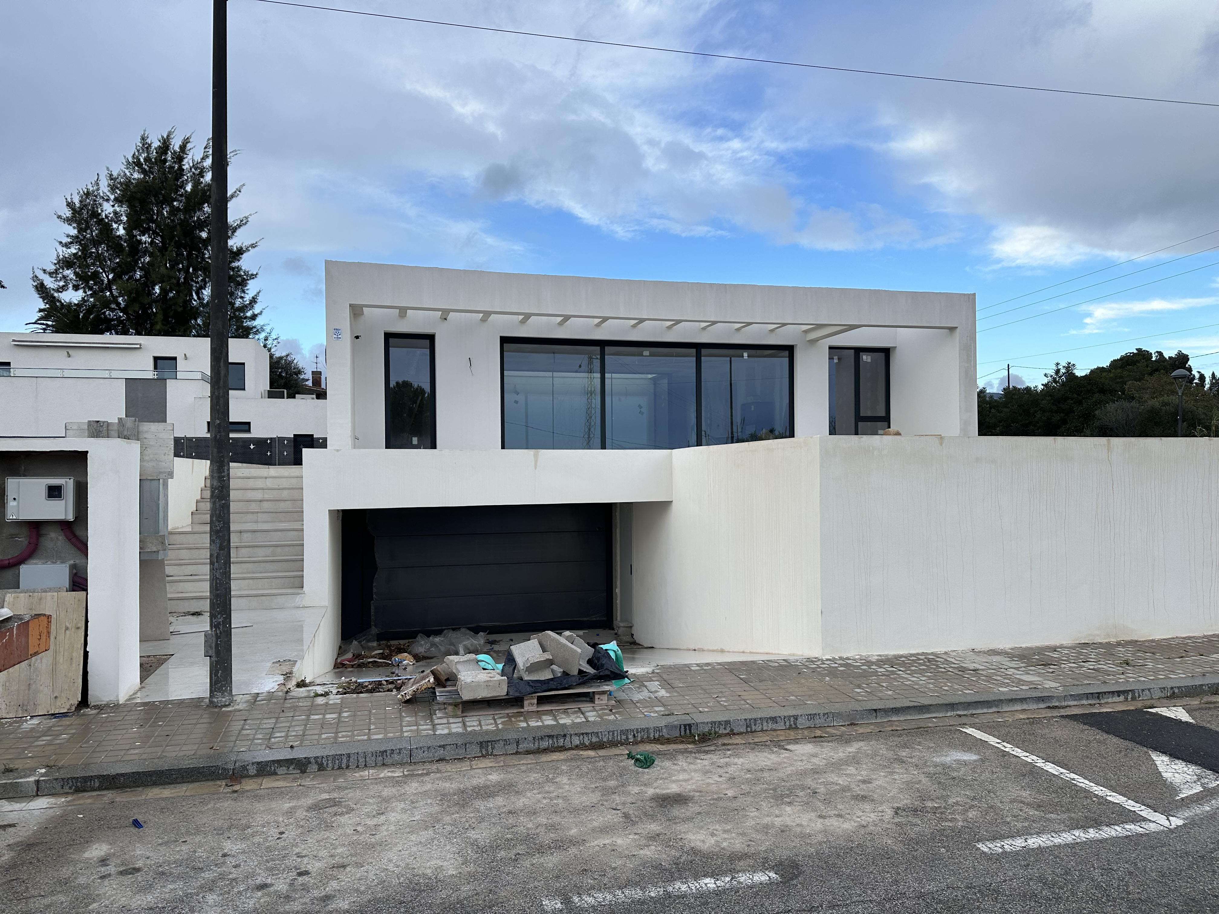 Fachada chalet obra nueva Tarragona
