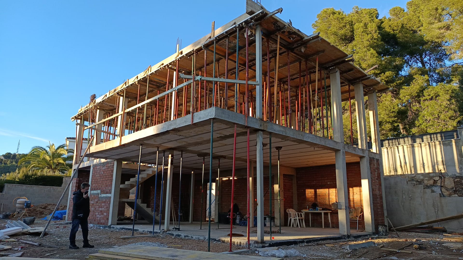 Estructura terminada obra nueva Tarragona
